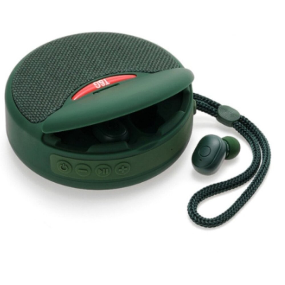 T&G TG808 2 in 1 Wireless Bluetooth Speaker with Wireless Earphones